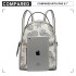 LG1866P-MISS LULU STYLISH LADIES RUCKSACK LEATHER PRINTED BACKPACK WHITE LG1866P-MISS LULU STYLISH LADIES RUCKSACK LEATHER PRINTED BACKPACK WHITE